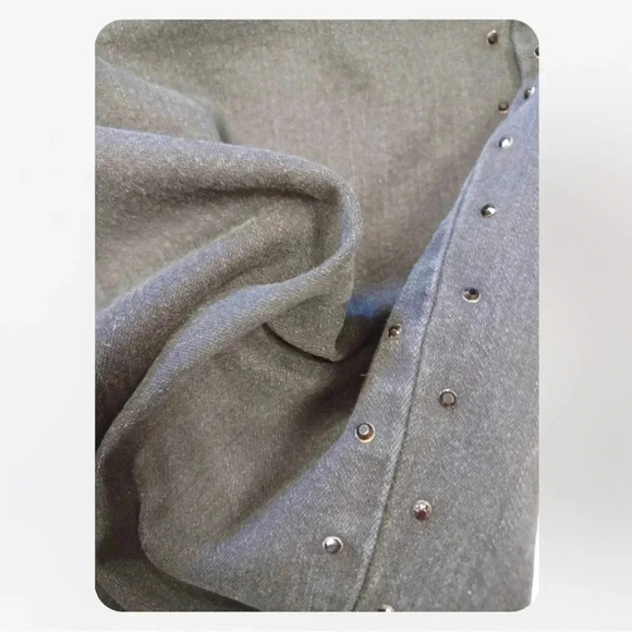 NYDJ  Black Rhinestone Flare Jeans Size 4 - Picture 9 of 12